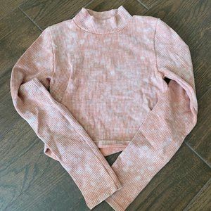 Aeropostale Seamless Highneck Tie-Dye Long Sleeve